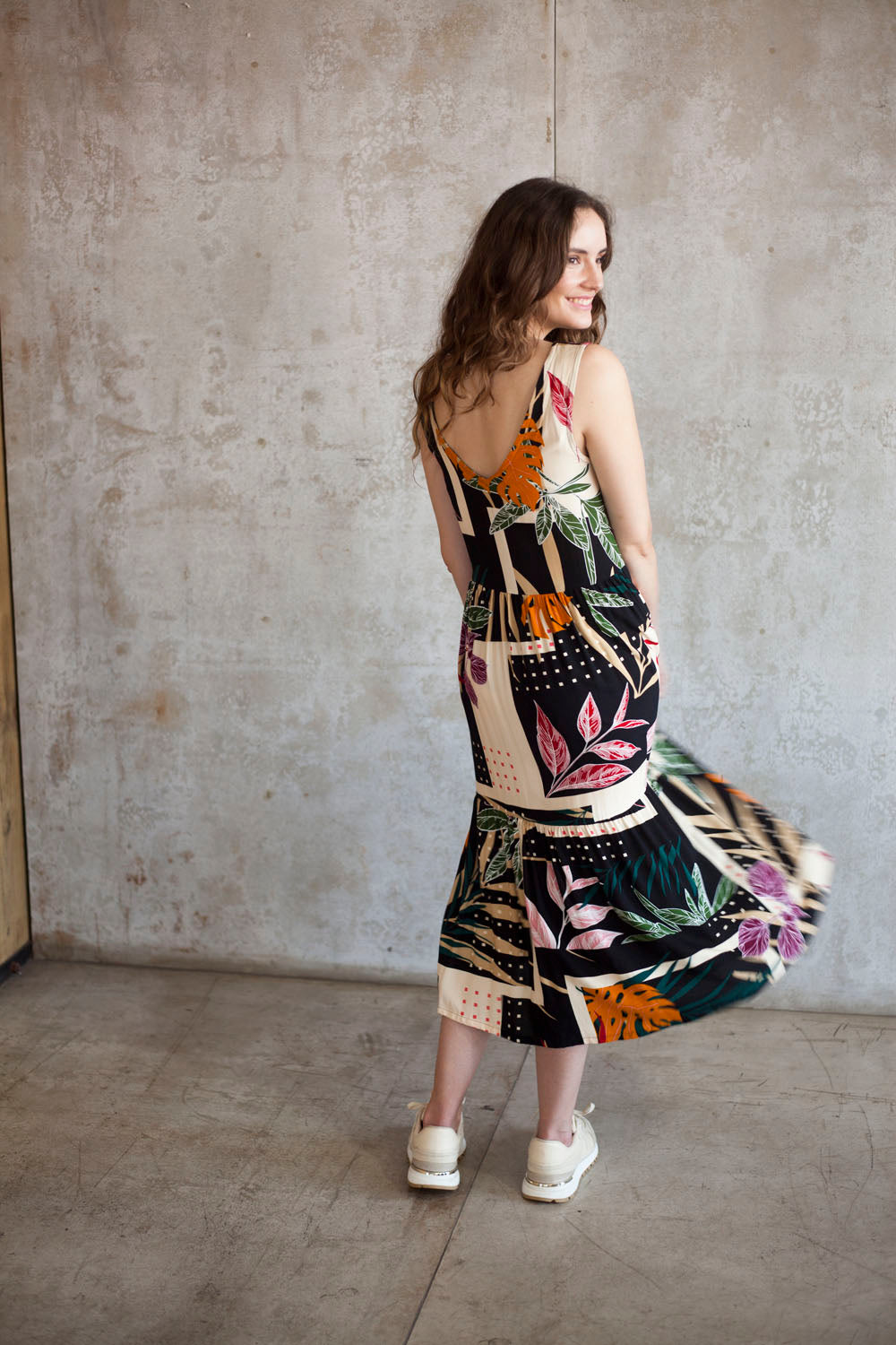 Garden Party Dress - Black Tropic Eden Gold Collection Garden Party Dress - Black Tropic Eden Gold Collection