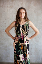 Load image into Gallery viewer, Garden Party Dress - Black Tropic
