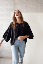Load image into Gallery viewer, Liberty Linen top - Black
