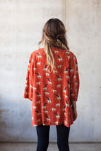 Load image into Gallery viewer, Printed Kimono - spiced cheetah
