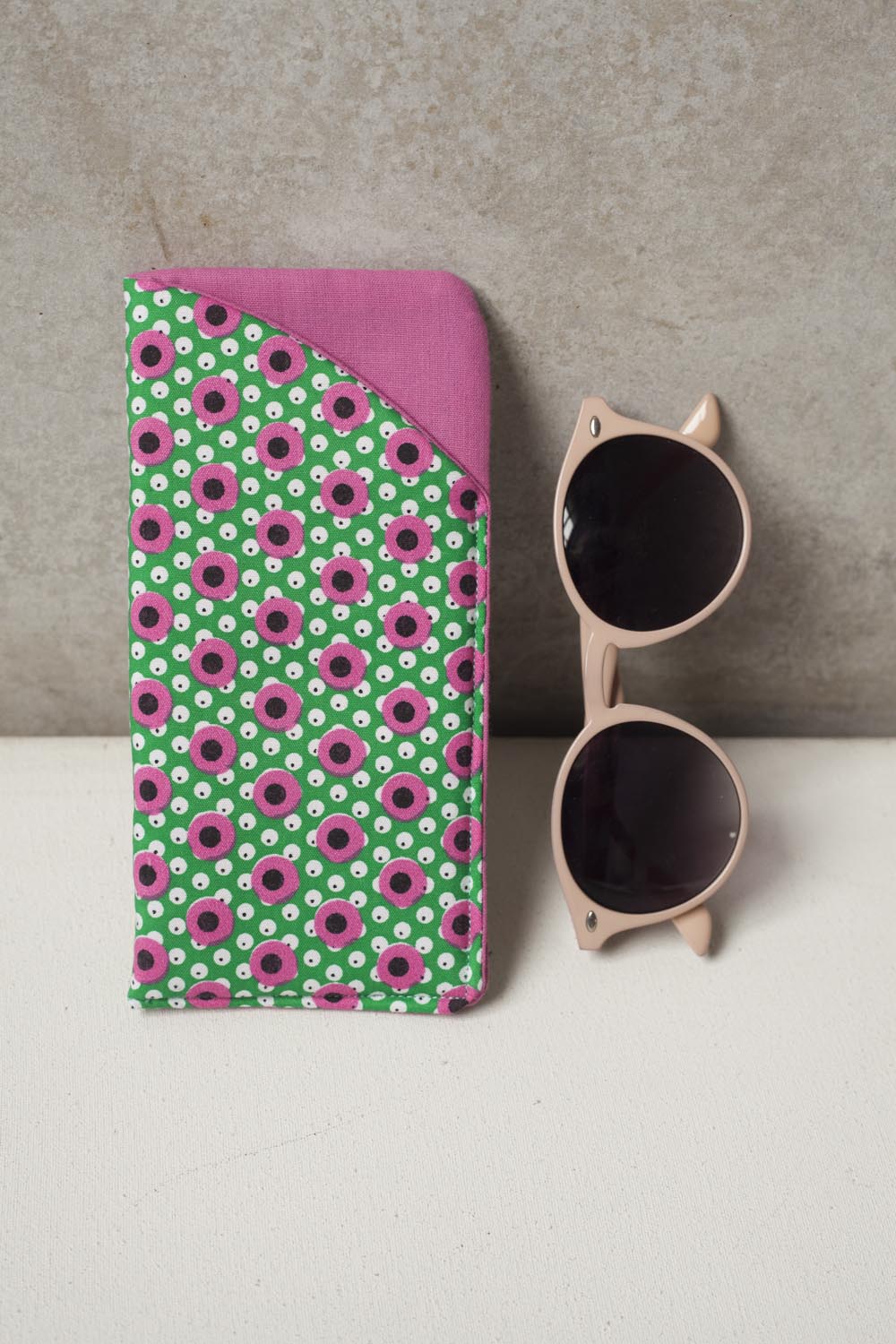 Glasses pouch - Pink Africa